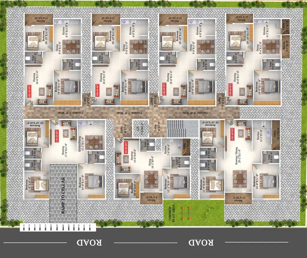 Master Plan of GM Kamadhenu Enclave in Kaggadasapura, Bangalore - Image 431633