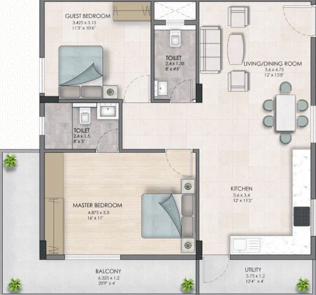 2 BHK Flat in SSC Sakura Blossom in Budigere Cross, Bangalore - Image 929789