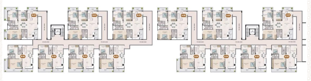 Floor Plan of SSC Sakura Blossom in Budigere Cross, Bangalore - Image 431717