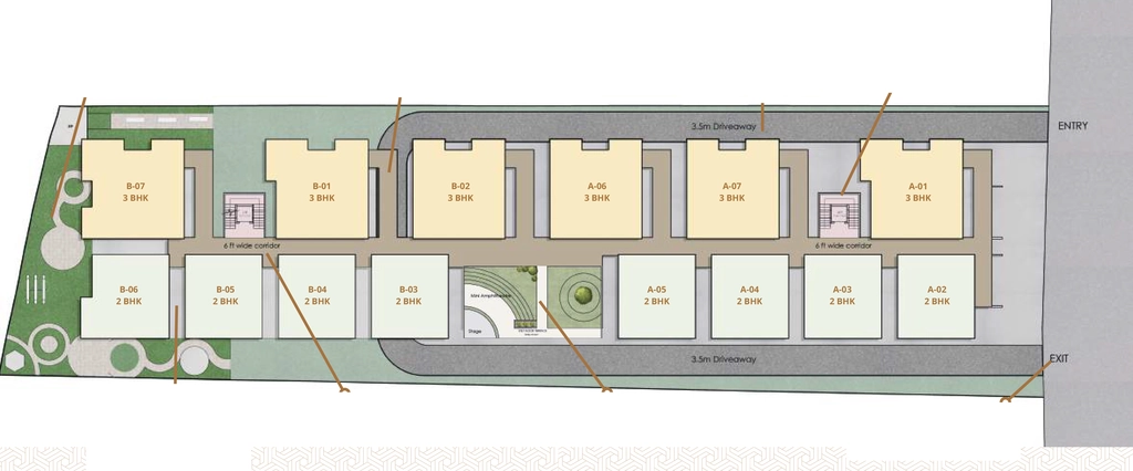 Master Plan of SSC Sakura Blossom in Budigere Cross, Bangalore - Image 431716