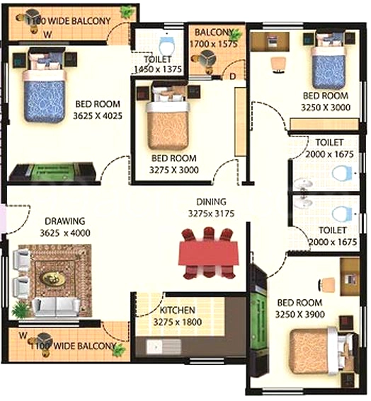4 BHK Flat in Larica Green Valley in Dharapur, Guwahati - Image 929786