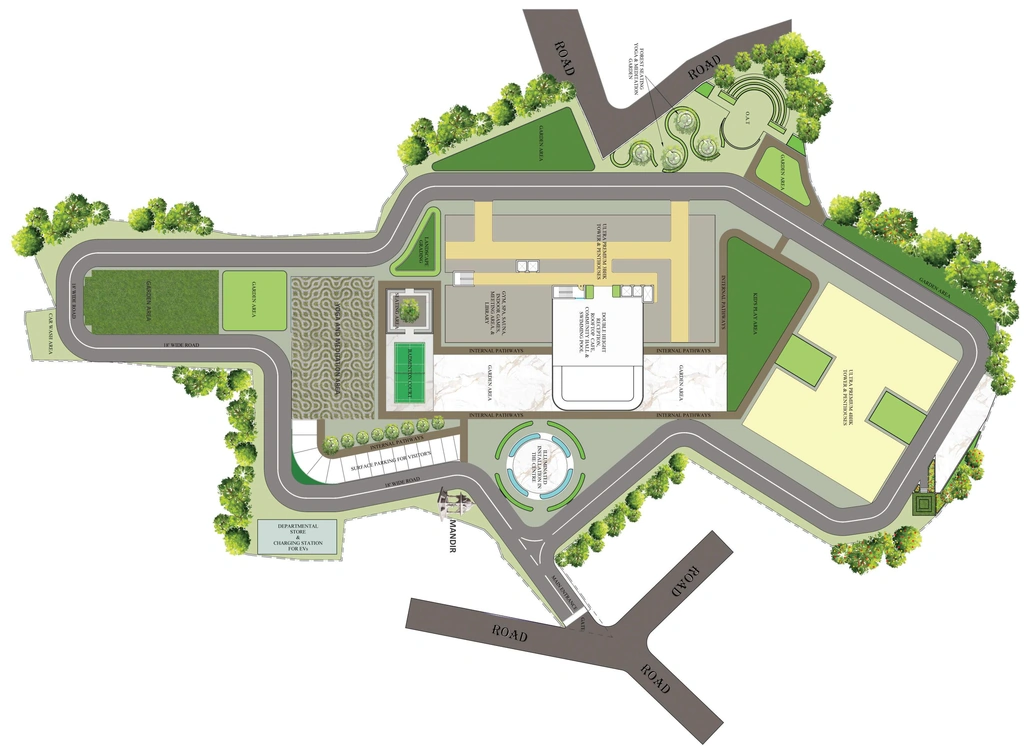 Master Plan of Shubh The Royal Empire in Harmu, Ranchi - Image 432110