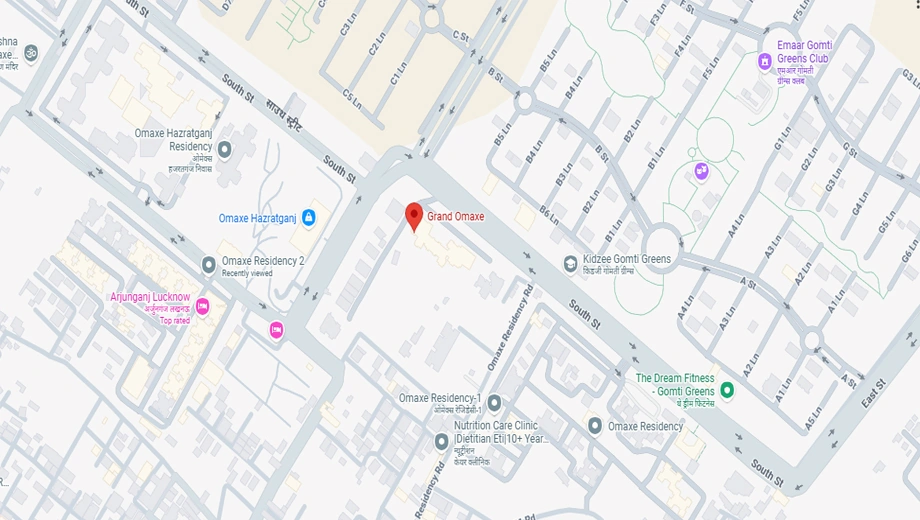 Location of Omaxe Regent in Gomti Nagar Extension, Lucknow - Image 431766