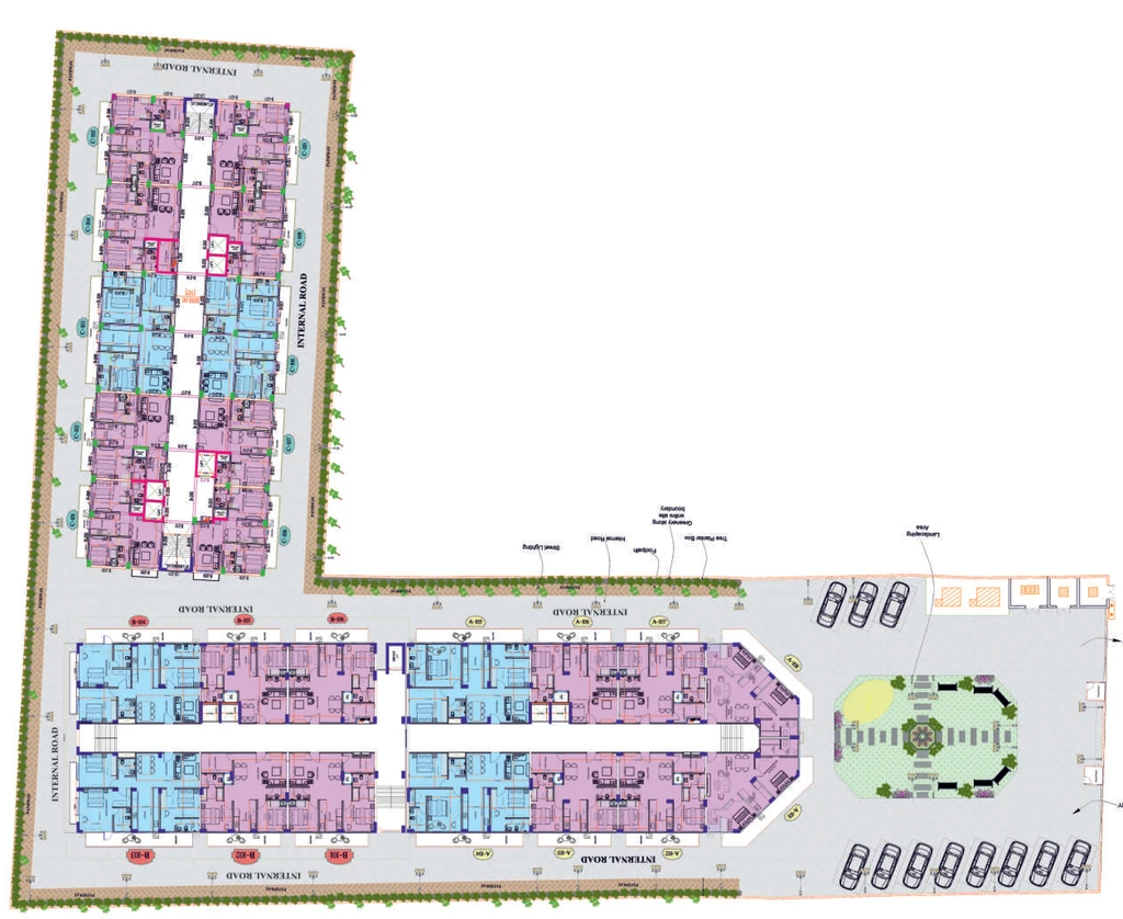 Master Plan of Shreeya Vista Homes in Deva Road, Lucknow - Image 431779