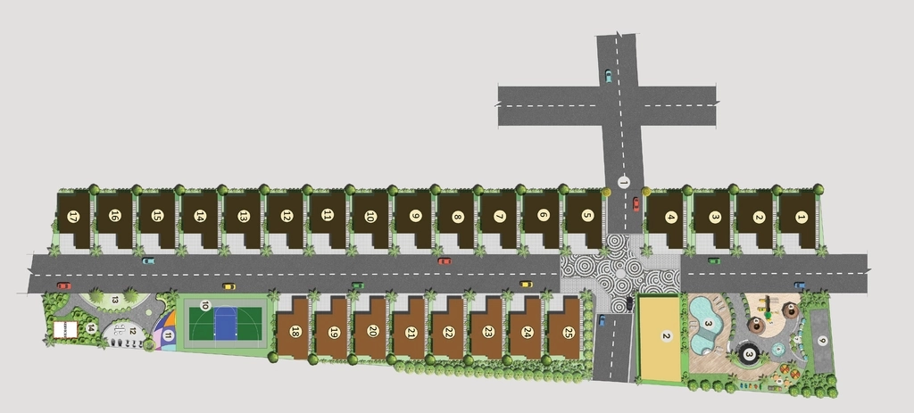 Master Plan of Mycasa Natura Misty Woods in Medahalli, Bangalore - Image 432297