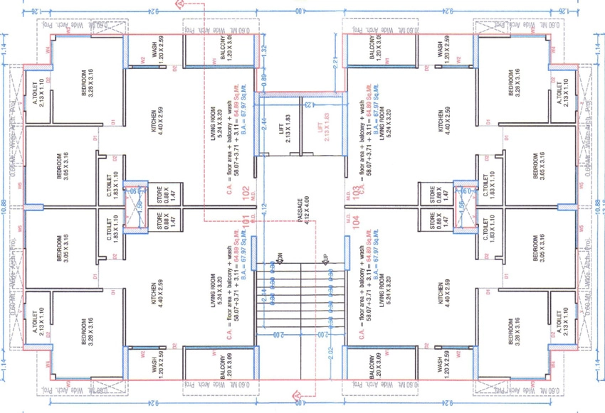 Floor Plan of Nilkanth Varni in Mota Varachha, Surat - Image 431852
