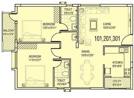 2 BHK Flat in Aaptha Landmark in Chikkagubbi, Bangalore - Image 929885