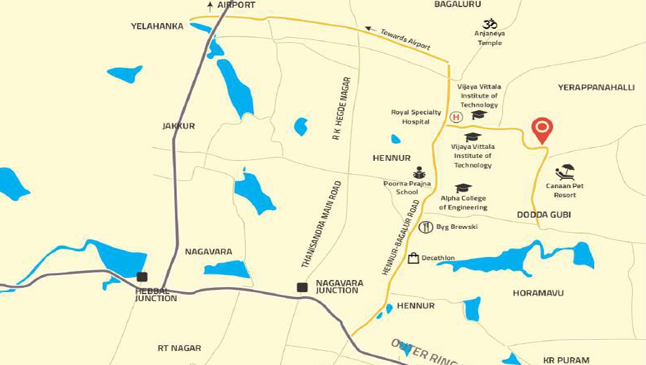 Location of Aaptha Landmark in Chikkagubbi, Bangalore - Image 431942