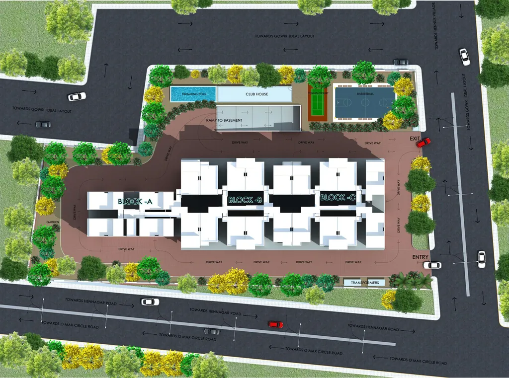 Master Plan of Citrus Aire in Bommasandra, Bangalore - Image 431936