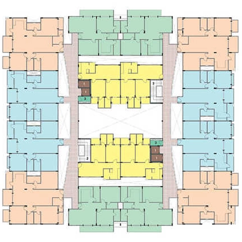 Floor Plan of Griha Unnathi in Kyalasanahalli, Bangalore - Image 432190