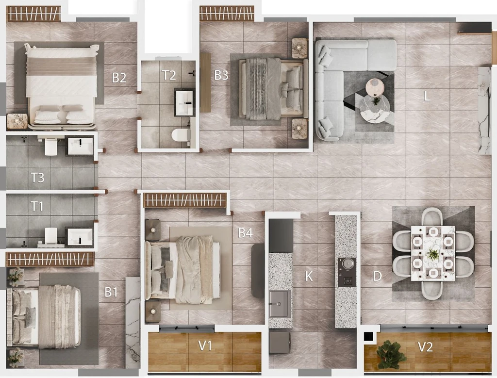 4 BHK Flat in Soham Pravya in Rajarhat, Kolkata - Image 929896