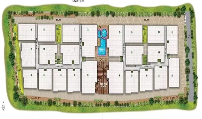 Master Plan of SRS White Pearl in Hallehalli, Bangalore - Image 431984