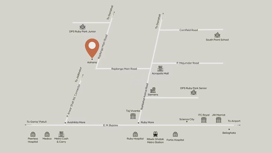 Location of Primarc Aahana in Kasba, Kolkata - Image 432000