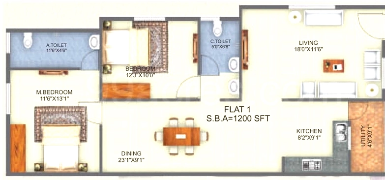 2 BHK Flat in Valueprop Trinity Enclave in Banaswadi, Bangalore - Image 929919