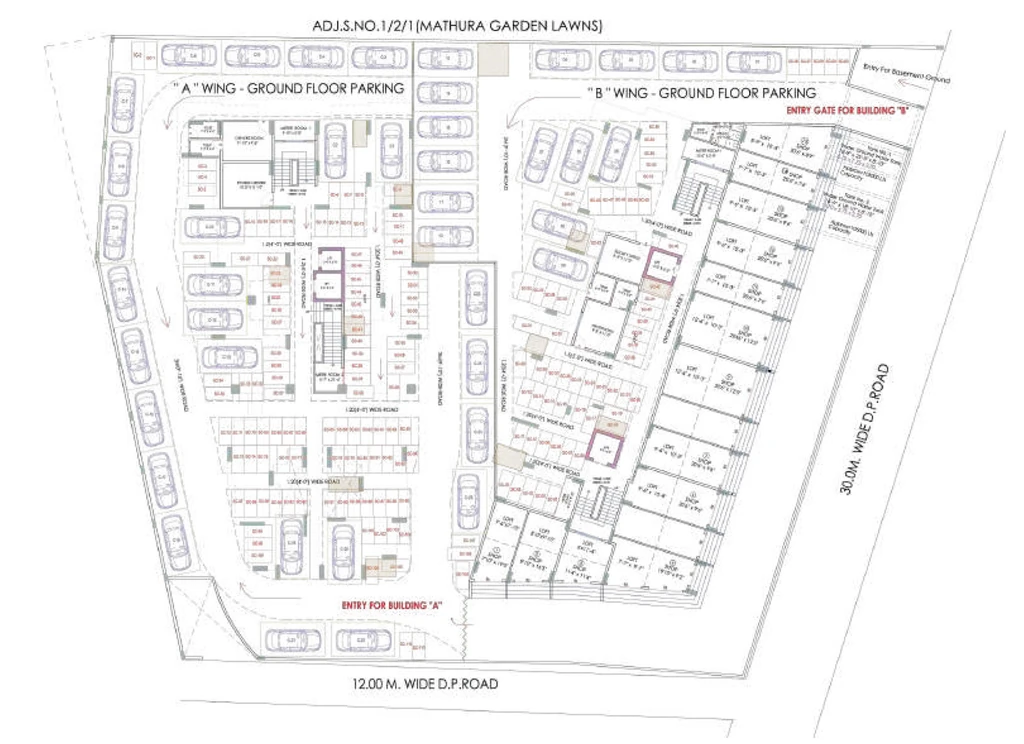 Master Plan of Commercial Swastik Mangal in Kamatwade, Nashik - Image 432095