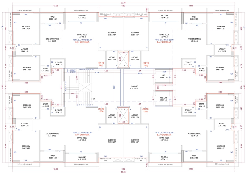 Floor Plan of Shyam Livingstone in Mota Varachha, Surat - Image 432943