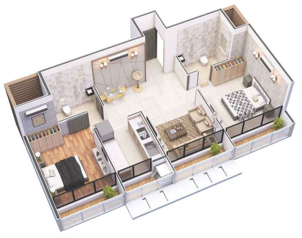 2 BHK Flat in Sakha Heights in Dronagiri, Navi Mumbai - Image 929955