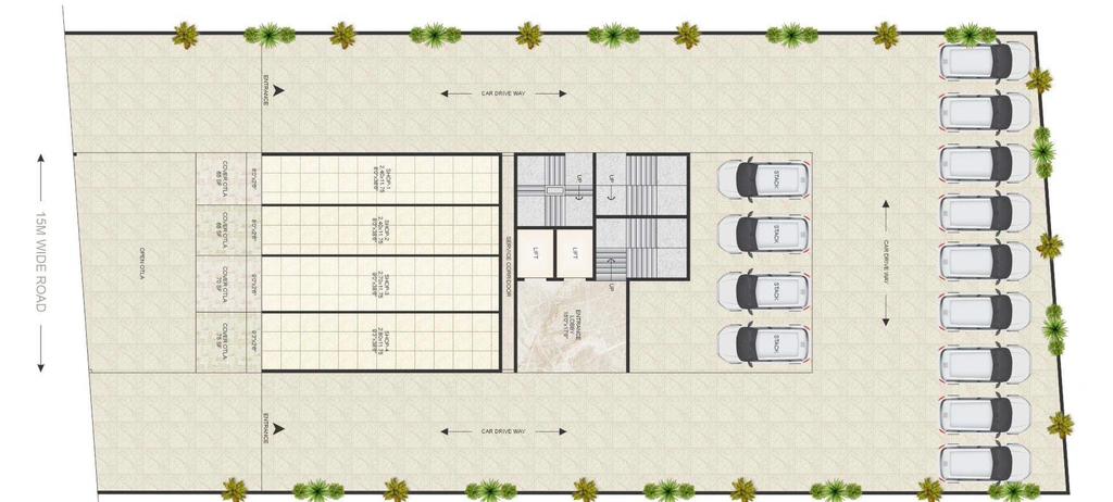 Master Plan of Sakha Heights in Dronagiri, Navi Mumbai - Image 432124
