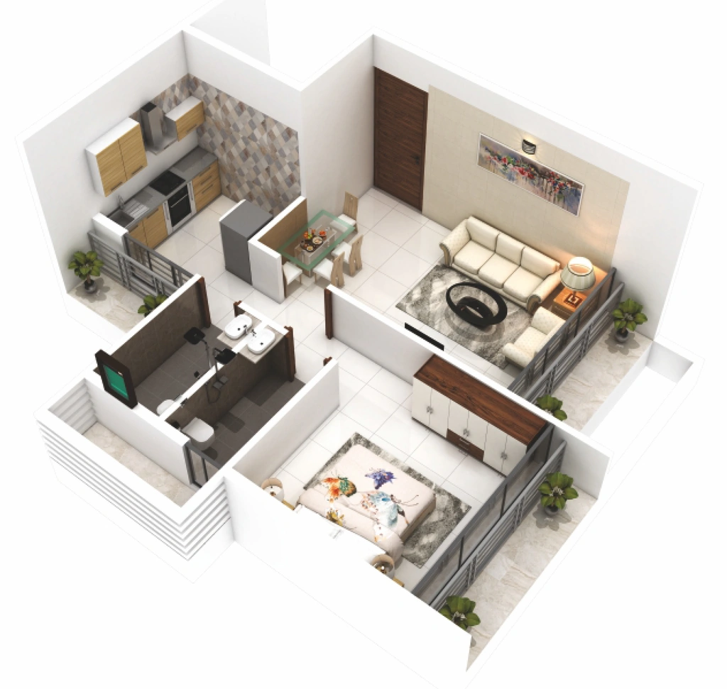 1 BHK Flat in Dev Sakha in Dronagiri, Navi Mumbai - Image 929958
