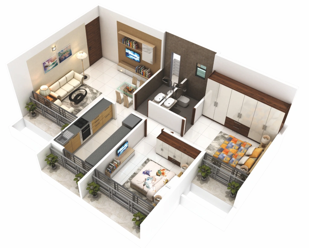 2 BHK Flat in Dev Sakha in Dronagiri, Navi Mumbai - Image 929959