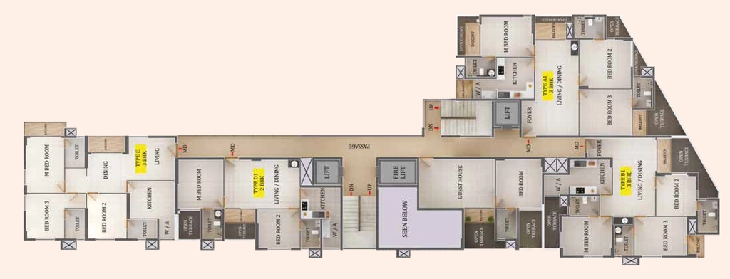 Floor Plan of Asset Canzara in Karyavattom, Thiruvananthapuram - Image 432208