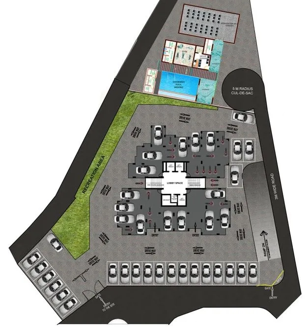 Master Plan of Chevron Southbrook Apartments in Vattiyoorkavu, Thiruvananthapuram - Image 432222