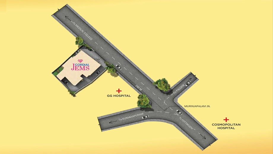 Location of Cordial Jems in Murinjapalam, Thiruvananthapuram - Image 432233
