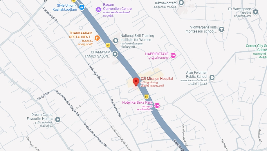 Location of Flagmark Ruby Gardens in Pothencode, Thiruvananthapuram - Image 432333