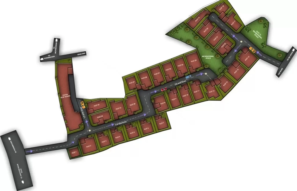 Master Plan of Flagmark Ruby Gardens in Pothencode, Thiruvananthapuram - Image 432334