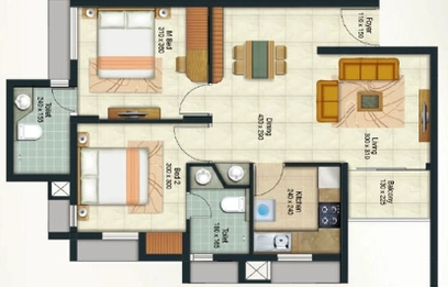 2 BHK Flat in Skyline Cedar Park in Vattiyoorkavu, Thiruvananthapuram - Image 930077