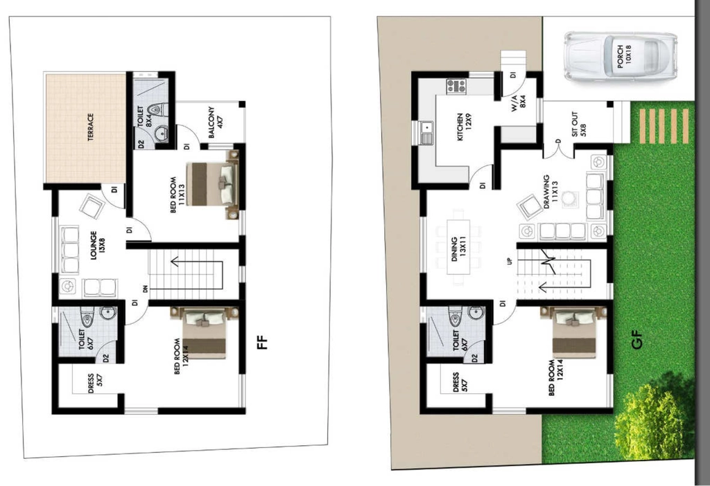 3 BHK House/Villa in Harison Hill Gardens in Mukkolakkal, Thiruvananthapuram - Image 930123