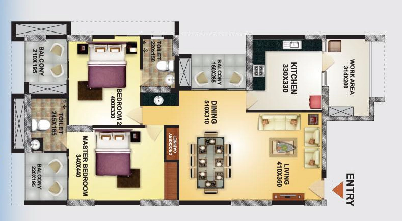 2 BHK Flat in Nikunjam iPark in Kazhakootam, Thiruvananthapuram - Image 930091