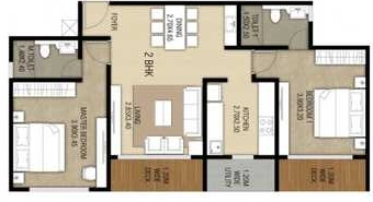 2 BHK Flat in Nucleus Spells in Aakkulam, Thiruvananthapuram - Image 930131