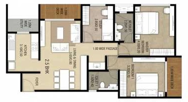 2 BHK Flat in Nucleus Spells in Aakkulam, Thiruvananthapuram - Image 930132