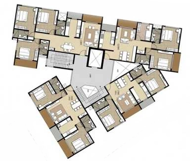 Floor Plan of Nucleus Spells in Aakkulam, Thiruvananthapuram - Image 432585