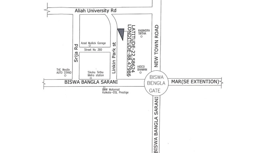 Location of Kappa Alpha Gamma Beta in New Town, Kolkata - Image 432359
