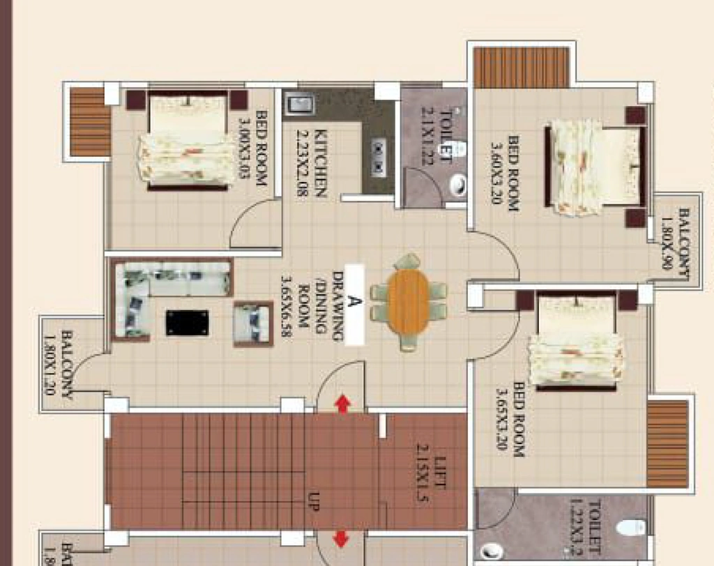 3 BHK Flat in BB Suravi Enclave in Six Mile, Guwahati - Image 930062