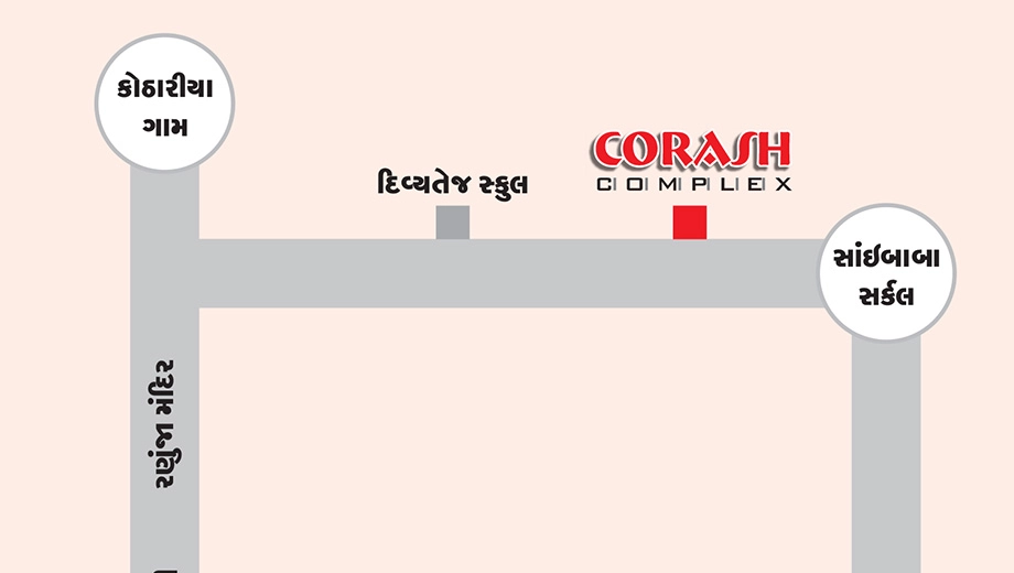 Location of Ravibhai Corash Complex in Kotharia, Rajkot - Image 432374