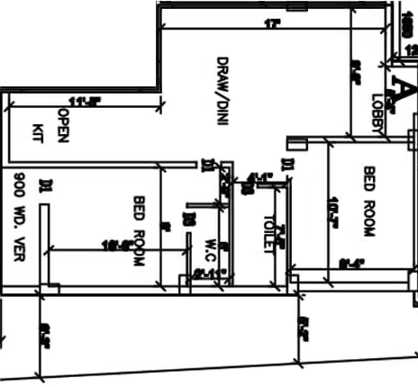2 BHK Flat in Kappa Q House in Rajarhat, Kolkata - Image 930065