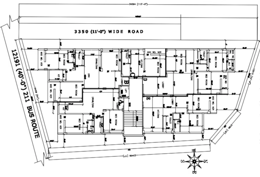 Master Plan of Kappa Q House in Rajarhat, Kolkata - Image 432382