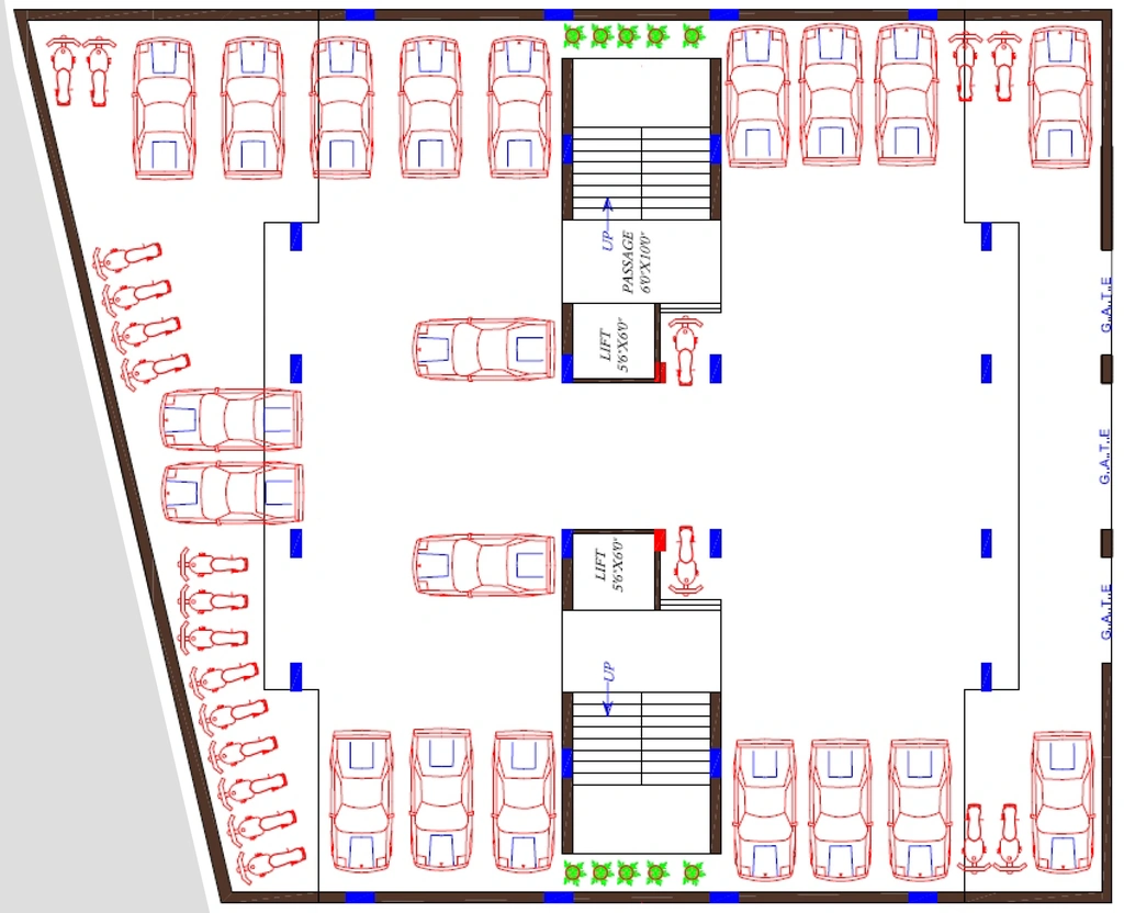 Master Plan of Gatral Radhe Krishna Apartment in Kotharia, Rajkot - Image 432399