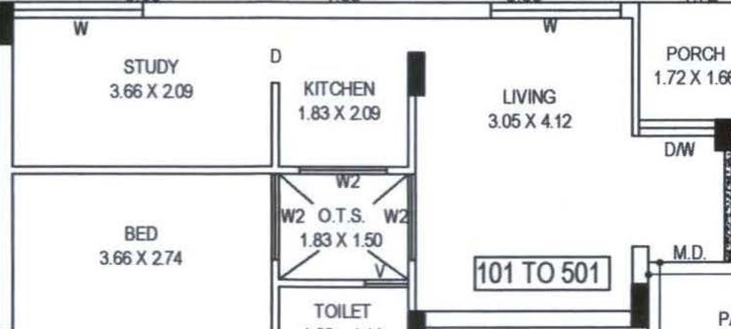 1 BHK Flat in Maheshbhai Gunjan Flats in Kotharia, Rajkot - Image 930095