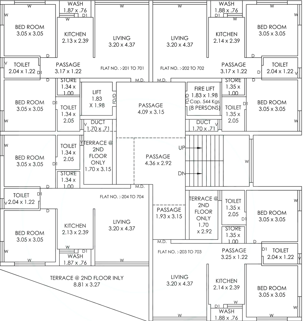 Floor Plan of Hindva Sonamahor Satvan in Kotharia, Rajkot - Image 432508