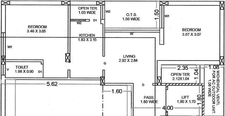 2 BHK Flat in Mohit Khodaldham Avenue in Kotharia, Rajkot - Image 930114