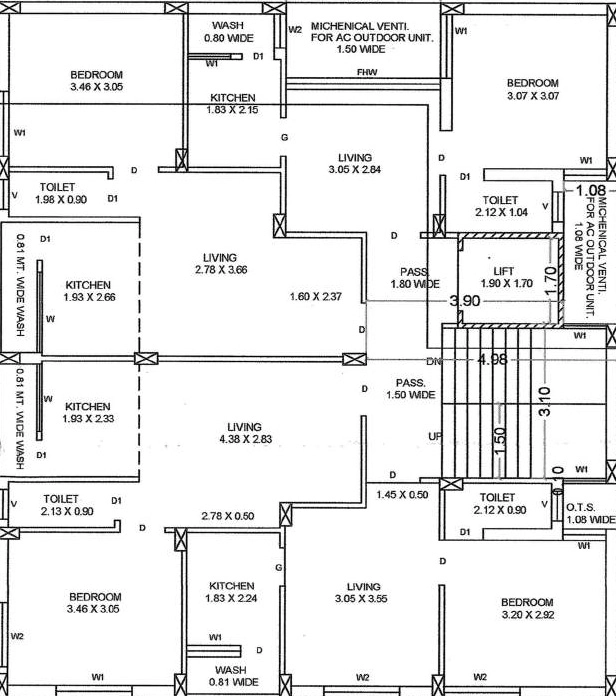 Floor Plan of Mohit Khodaldham Avenue in Kotharia, Rajkot - Image 432520