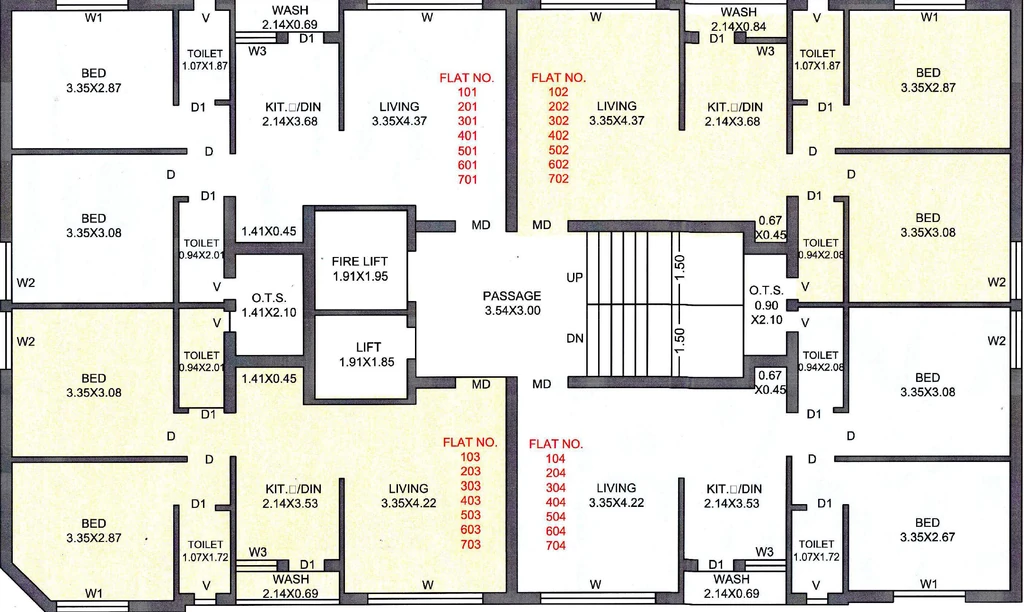 Floor Plan of Khodiyar Shandar Township in Kotharia, Rajkot - Image 432530