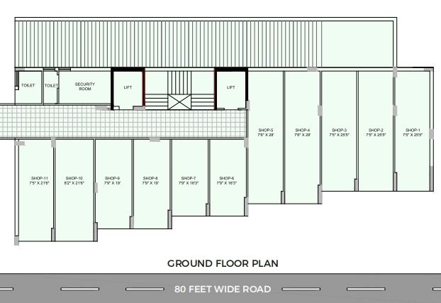 Master Plan of Commercial Premium Asopalav Avenue in Kotharia, Rajkot - Image 432629