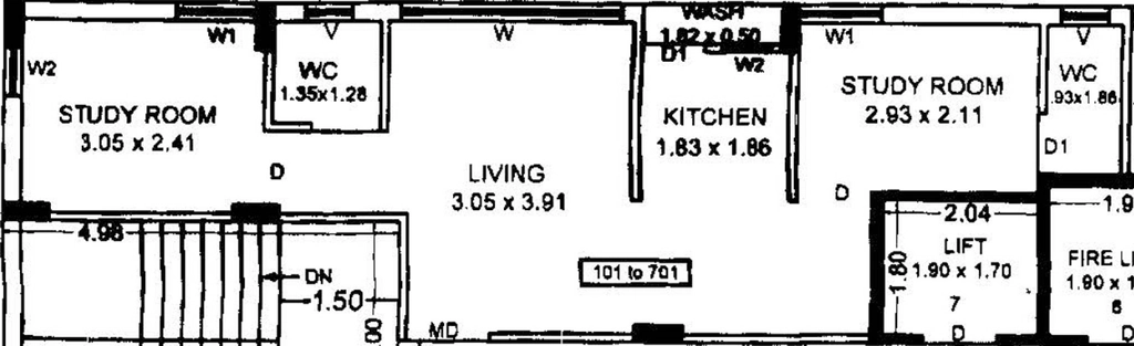 2 BHK Flat in Prestige Golden Nest in Kotharia, Rajkot - Image 930146