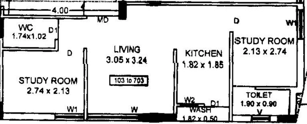 2 BHK Flat in Prestige Golden Nest in Kotharia, Rajkot - Image 930147