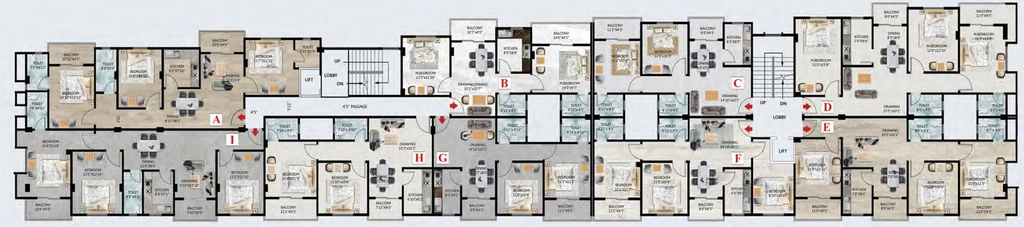 Floor Plan of Shree Hari Enclave in Hatigaon, Guwahati - Image 432655